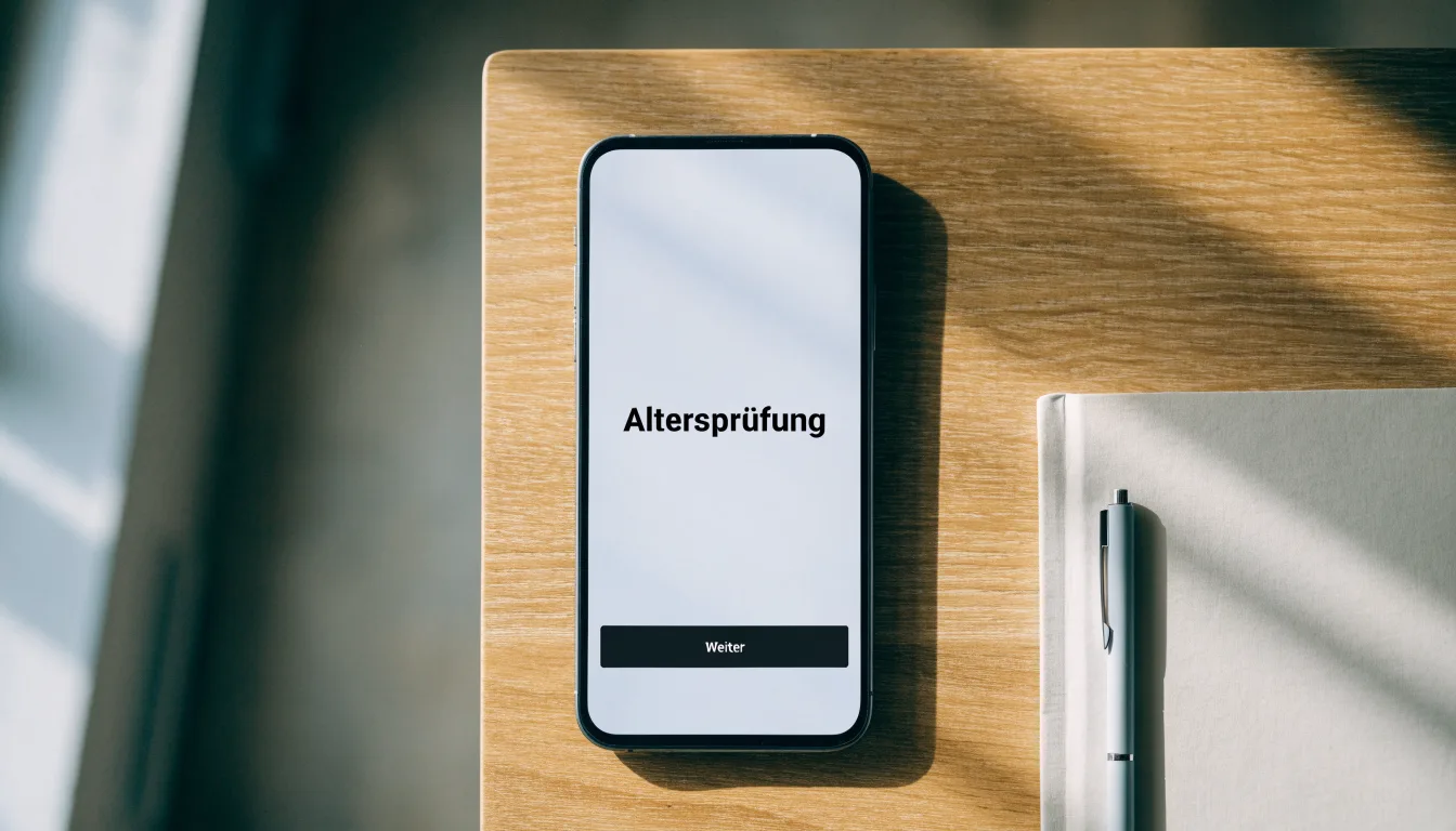Ein hölzerner Richterhammer liegt auf einer hellen Holzplatte, dahinter ein unscharfes Fenster mit Tageslicht.