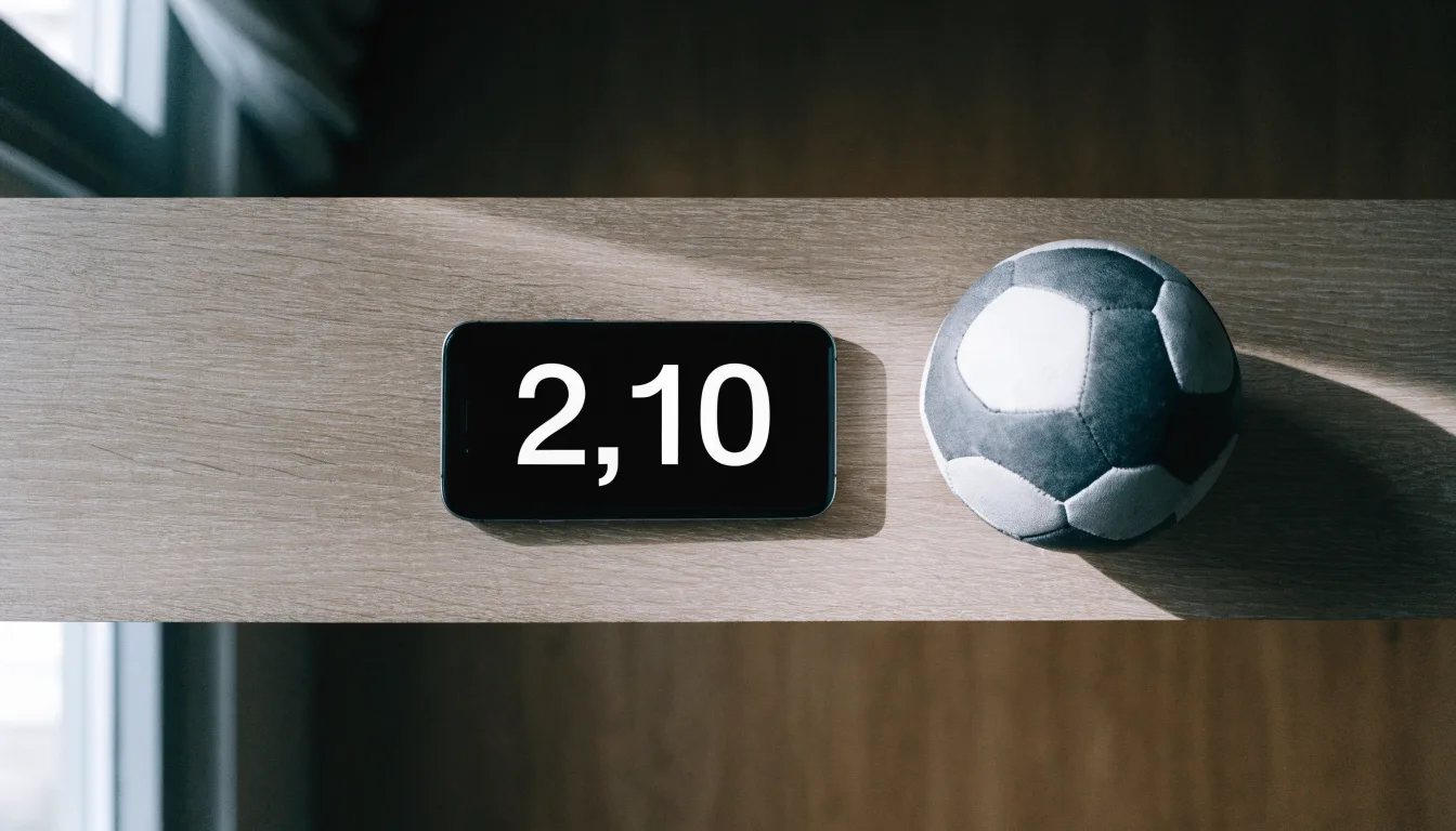 Eine Weltkarte aus Holz hängt an einer Wand, davor liegt ein Fußball auf einem Regal, ohne erkennbare Beschriftung.