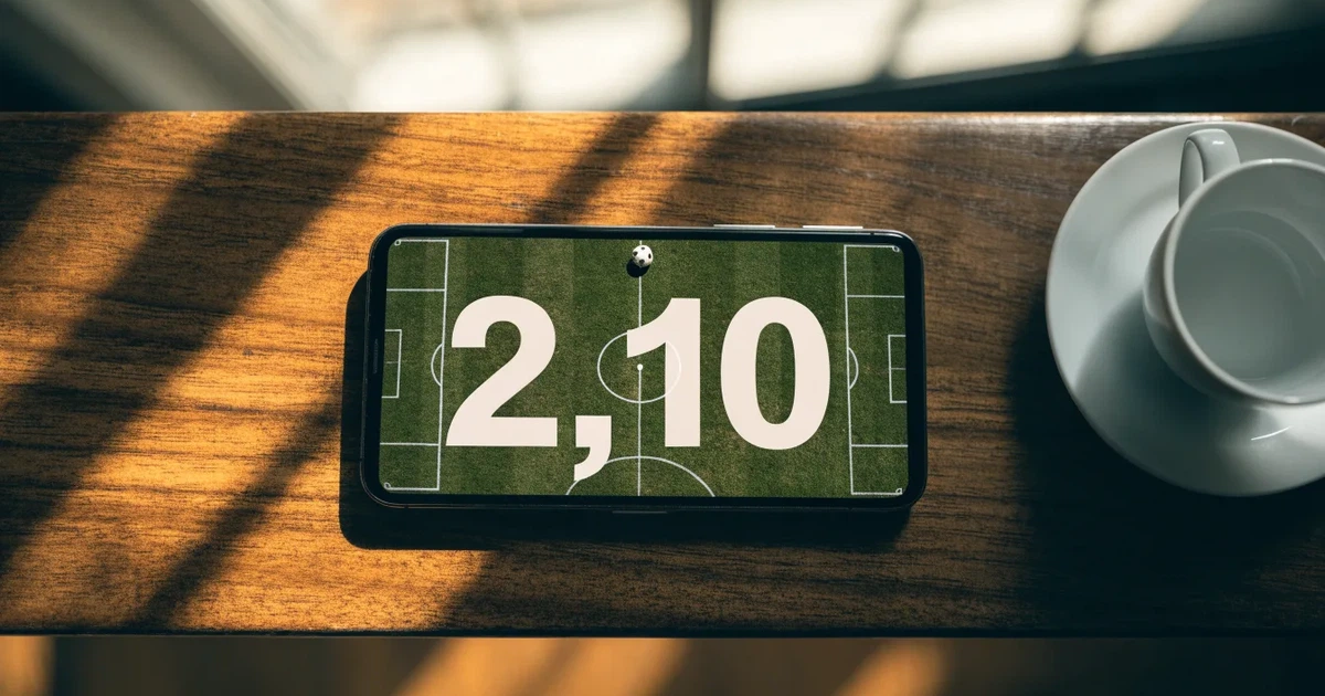 Ein Smartphone mit dunklem Display liegt auf einem Holztisch neben einer Tasse Kaffee, im Hintergrund ein unscharfes Fenster.